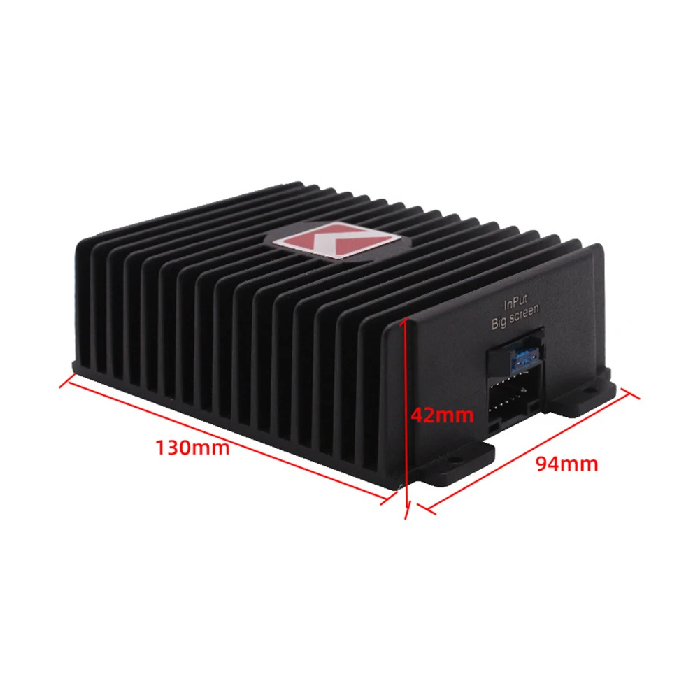 Android Navigation DSP Amplifier Box Aluminum Shell Car Stereo Audio 4 x 80W High Power Sound Upgrade DSP Amplifier Box car audio amplifier box