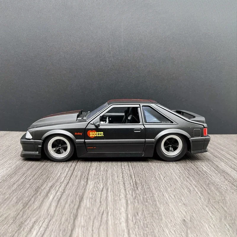 

Игрушечный автомобиль JADA 1:24 Ford Mustang GT 1989, литой и игрушечный автомобиль, модель автомобиля, миниатюрная модель автомобиля в масштабе, игрушки для детей