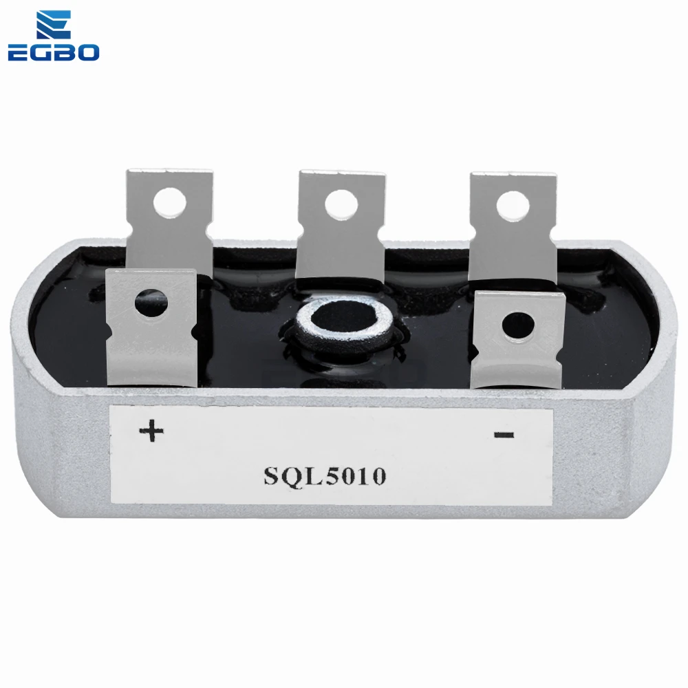 3 Phase Diode Bridge Rectifier 50A 1200V SQL5010 Aluminum Metal Case 50Amp SQL50A Module