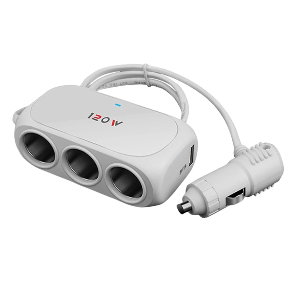 자동차 담배 라이터 소켓 3 소켓, 담배 라이터 어댑터, 12V 전원 소켓, 안드로이드 폰 태블릿용, 120W