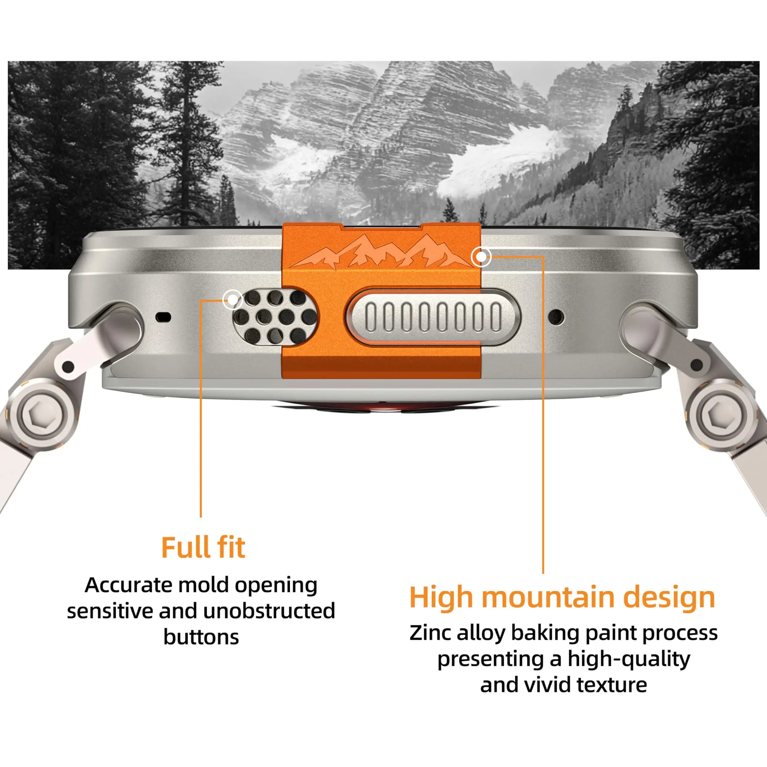 Premium Aluminum Metal Watch Protector Case - Elegant Hard Bumper Frame