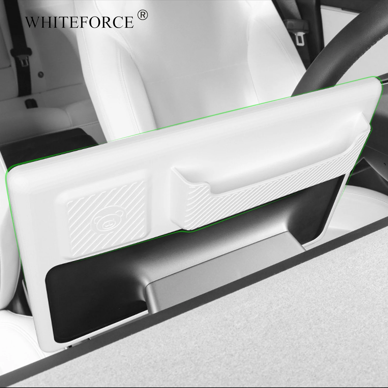 For Tesla Model Y/3-Protector Frame Edge Cover Model Y Juniper Navigation Screen TPE Protective Case Card Organizer