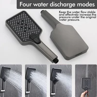 Gunmetal ระบบฝักบัวก๊อกน้ำในห้องน้ำ, ชุดเครื่องผสมน้ำฝักบัว2ฟังก์ชั่นระบบมือถือปล่อยน้ำ3วิธี 5