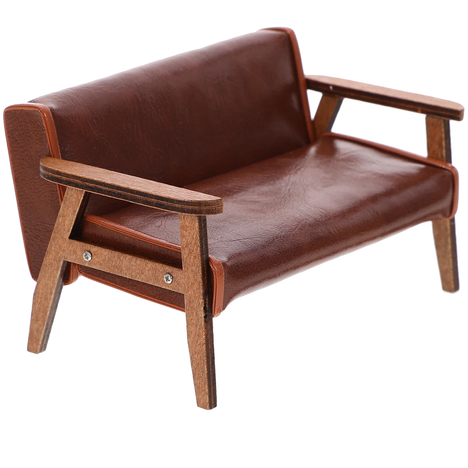 

Miniature Sofa Chair Mini Wooden Sofa Chair House Layout Furniture