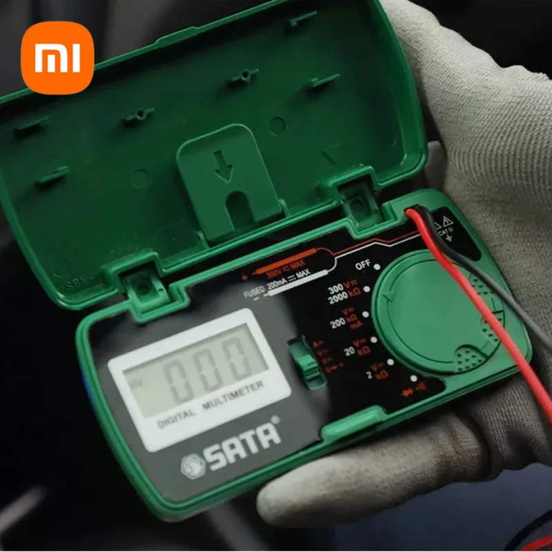 

Xiaomi Sata Multimeter Full Range Overload Protection AC And DC Voltage Mini Pockets Measurement Measurable Continuity Tester