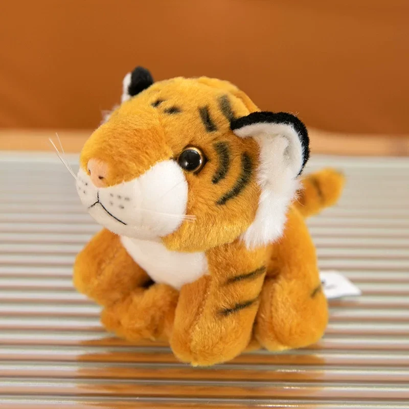 TY BEANIE PELUCHE Portachiavi Animali Tigre Gatto Cane 8.5cm Ragazza