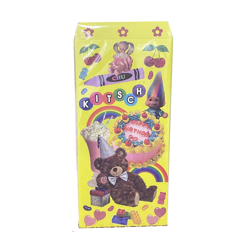 SKYSONIC 5PCS Bear Envelope Pack Cute Vintage Birthday Greeting Paper Organizer Bag Korean Ins Kawaii Papers