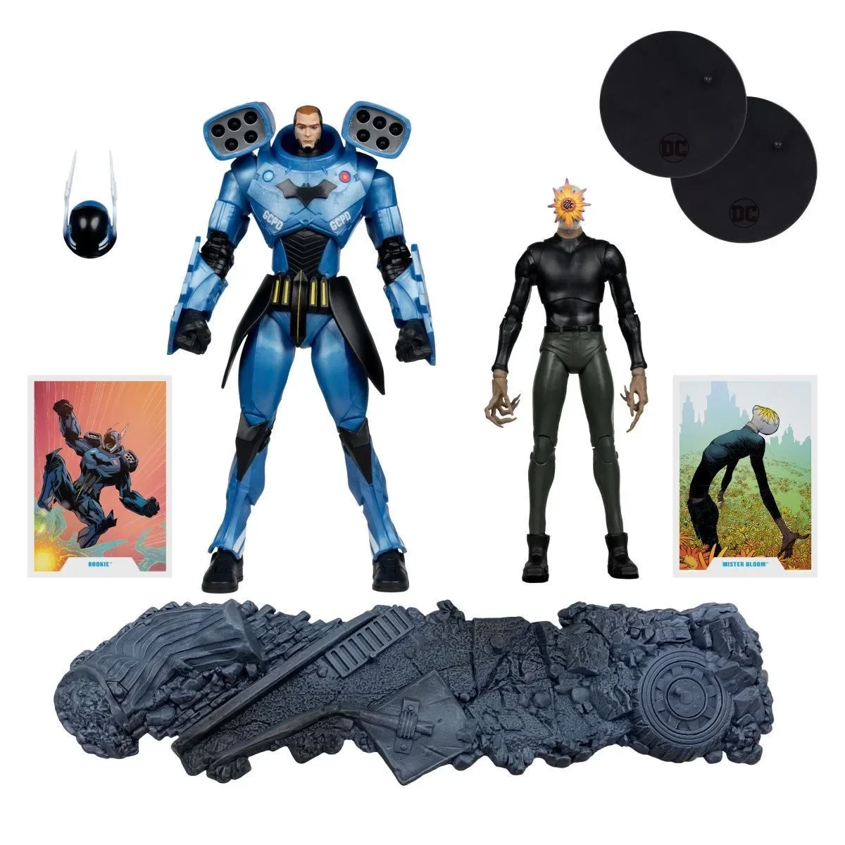ルーキー rookie DCマルチバース マクファーレントイズ Amazon | DC マルチバース ルーキー&ミスター ブルーム メガ