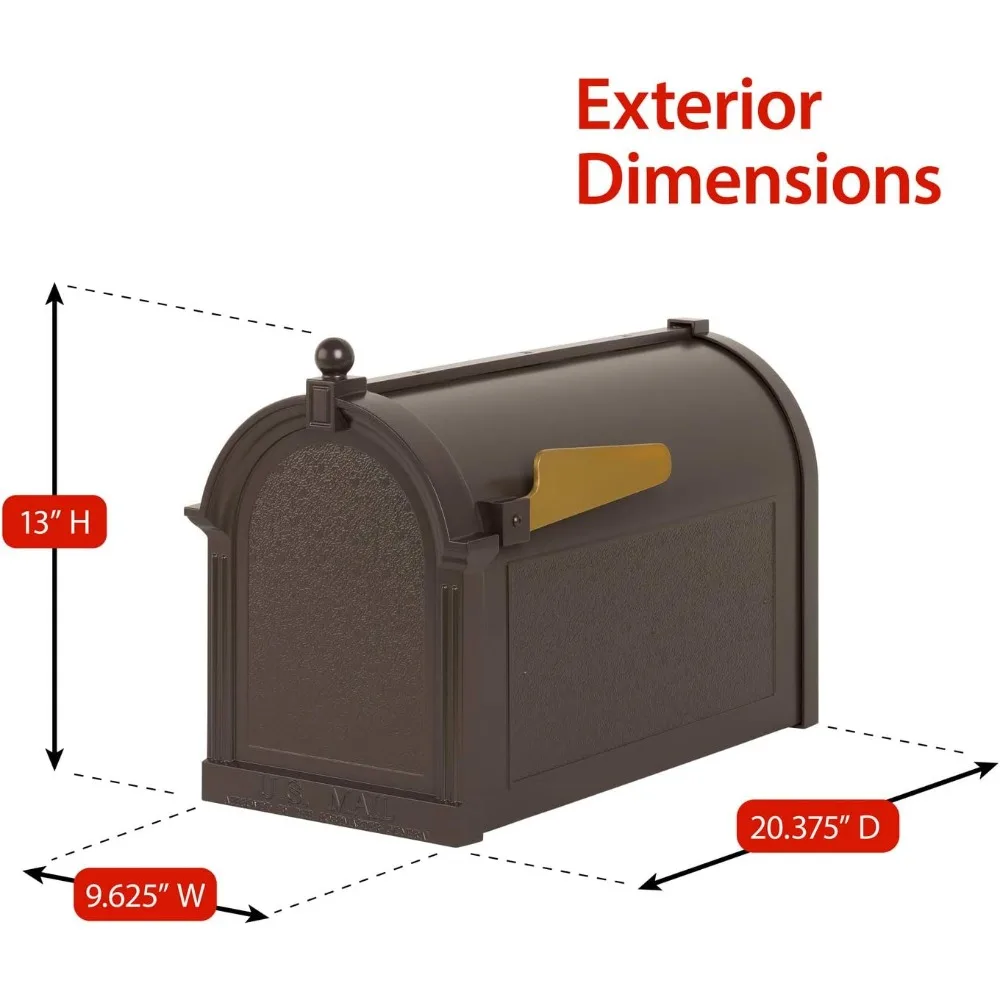 Products Deluxe Mailbox Package, French Bronze