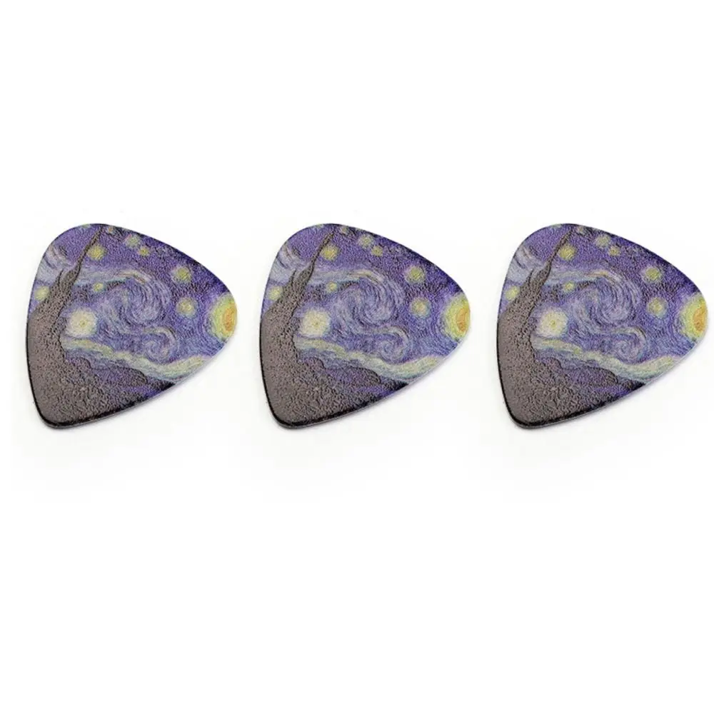 Guitars Accessories Premium Sound Finger Pick Acoustic Guitar Pick Star Sky Design Guitar Picks guitar picks