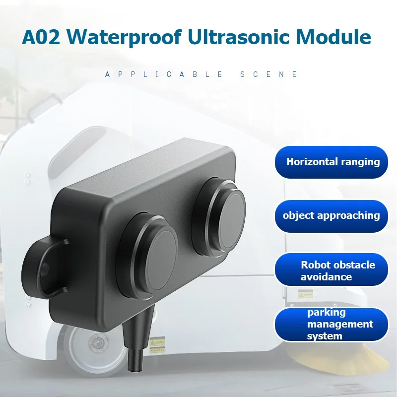 

A02 ультразвуковой датчик чувствительности 450 см RS485 I2C PWM UART Водонепроницаемый дальномер робот AGV маленький ультразвуковой датчик