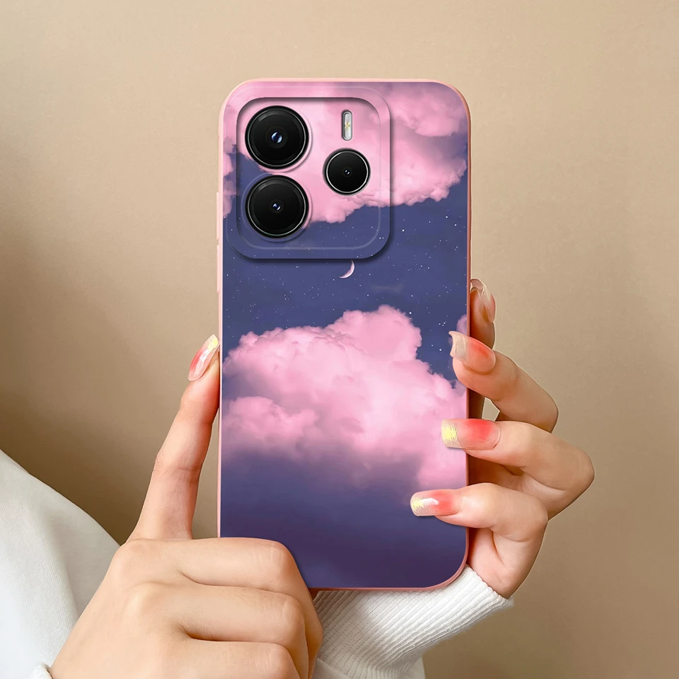 Beautiful Flower Star Shockproof Non-Slip Phone Case