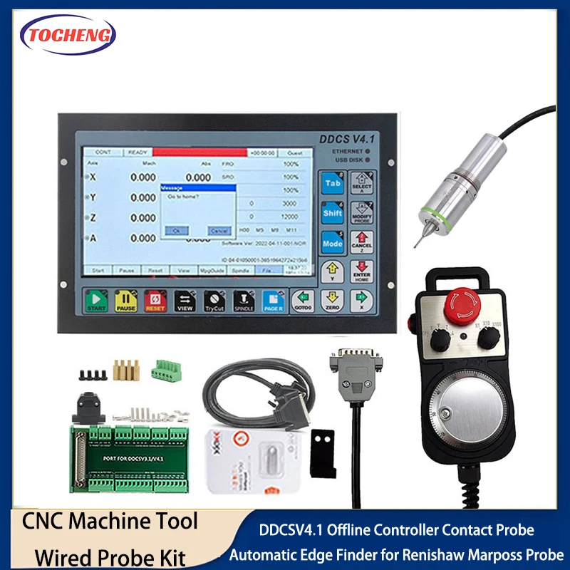 Kit Sonda Cablata Per Macchine Utensili Cnc Ddcsv4.1 Controller Offline Sonda Di Contatto Cercatore Automatico Di Bordi Per Sonda Renishaw Marposs