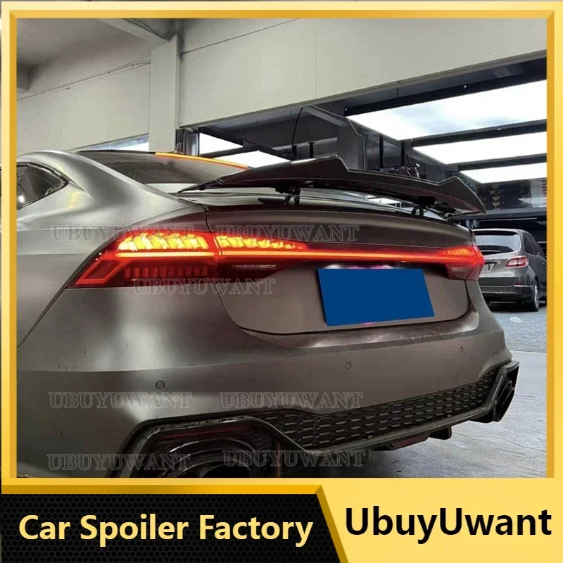 

Carbon Fiber CAR REAR WING TRUNK LIP SPOILER FOR AUDI A7 S7 RS7 C8 (karztec Style)