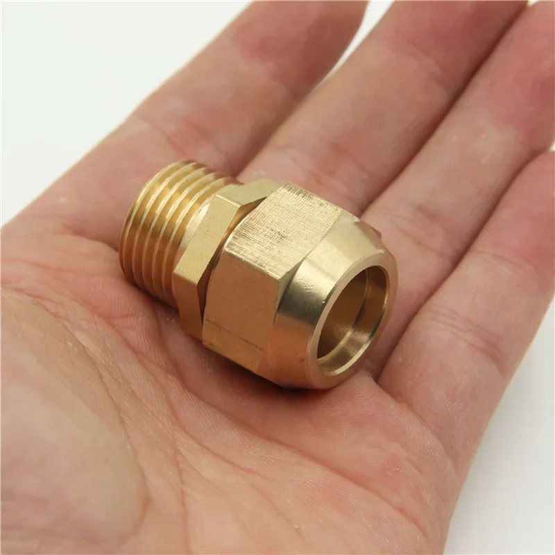 Copper Pipe Fittings 1 / 8 " 1 / 4" 3 8 " 2" External Thread 6mm 8mm 10mm 12mm Air Conditioning Pipe Fittings pipe fitting air conditioner fitting
