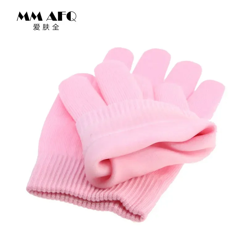 Gel Spa Gloves Moisturizing Whitening Exfoliating Pink Mask Ageless Beauty Hand Mask Hands Skin Care High Quality Silicone Glove