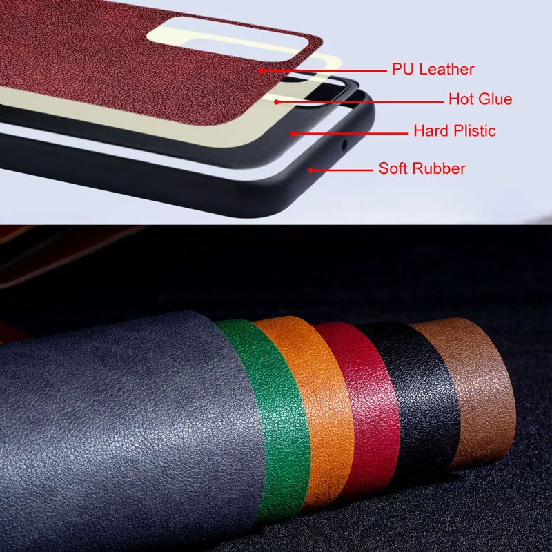 Retro Business PU Leather Phone Case - Elegant Design