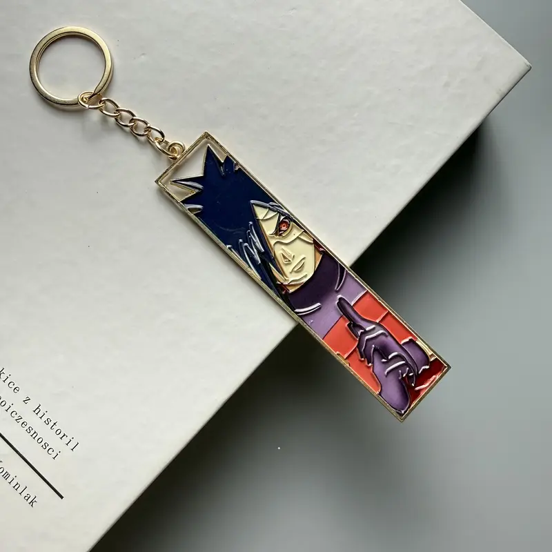 Anime Metal Hollow Out Keychains Bookmark Cute Jet Manga Fashion Bag Key Tag Jewelry Accessory Key Ring Holder Gift Anime - Image 20