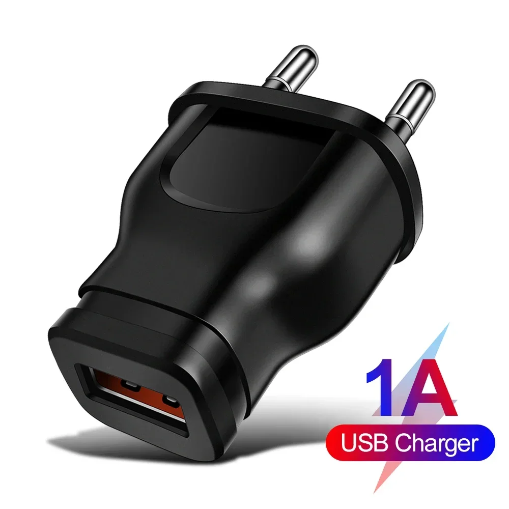 Power Adapter USB Universal 5V 1A AC/DC Charger Adapter Travel Wall 220V TO 5V Charge Mobile Phone EU US Plug