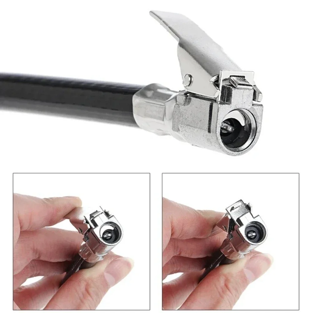 Silver Dial Tire Pressure Gauge Barometer High Precision with Inable Car Tire Pressure Monitor Tire Pressure Gauge Air Pump Gun