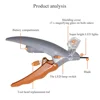 1pcs Pet Nail Clipper Professional Pet Dog Cat Nail Clipper LED Light Animal Nail Trimmer Pet 2