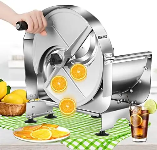 

Vegetable Slicer Manual Potato Slicing Machine Fruit Cutter Onion Slicer 0-15/32 inch Stainless Steel Dtf oven Drew barrymore ov