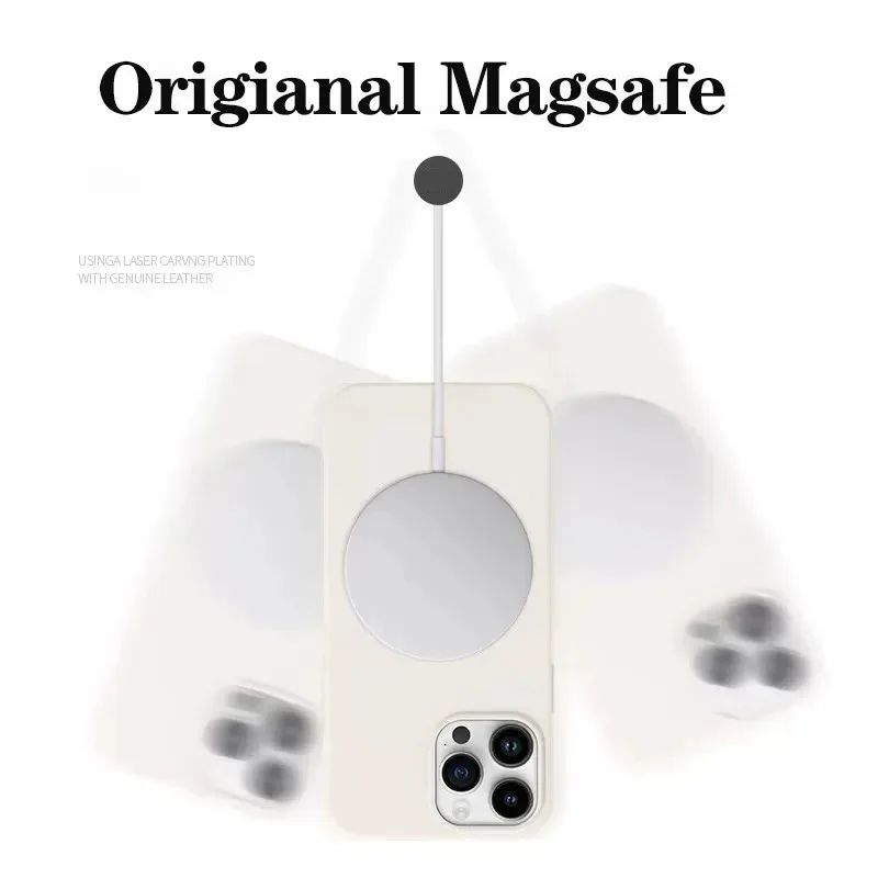 Magnetic Wireless Charging Soft Silicone Phone Case