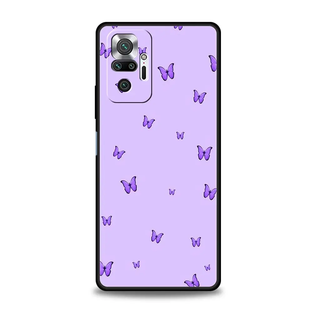 Infinity On Purple - Stylish Black Phone Case Cover