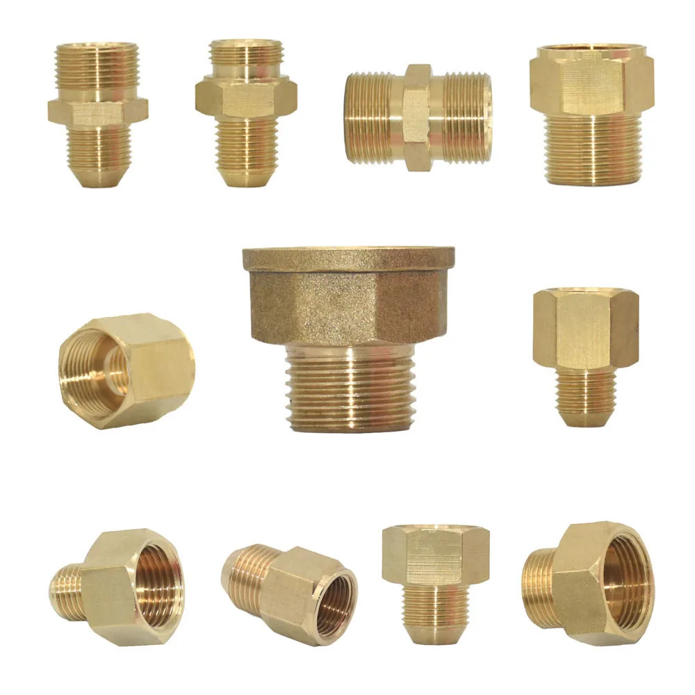 

1/2 3/4 3/8inch To M14 M18 M22 Brass Thread Connector Reducing Copper Fittings For Cleaning Machine Kitchen Bathroom