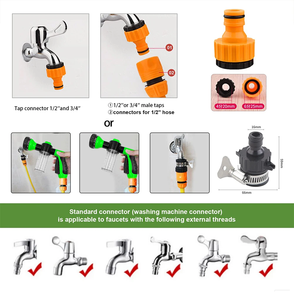Bath Showerhead Dog Shower Gun 8 Mode Bath Brush Foam Sprayer Garden Bathroom Showers Cleaner Tool For Pet Dogs Accessories