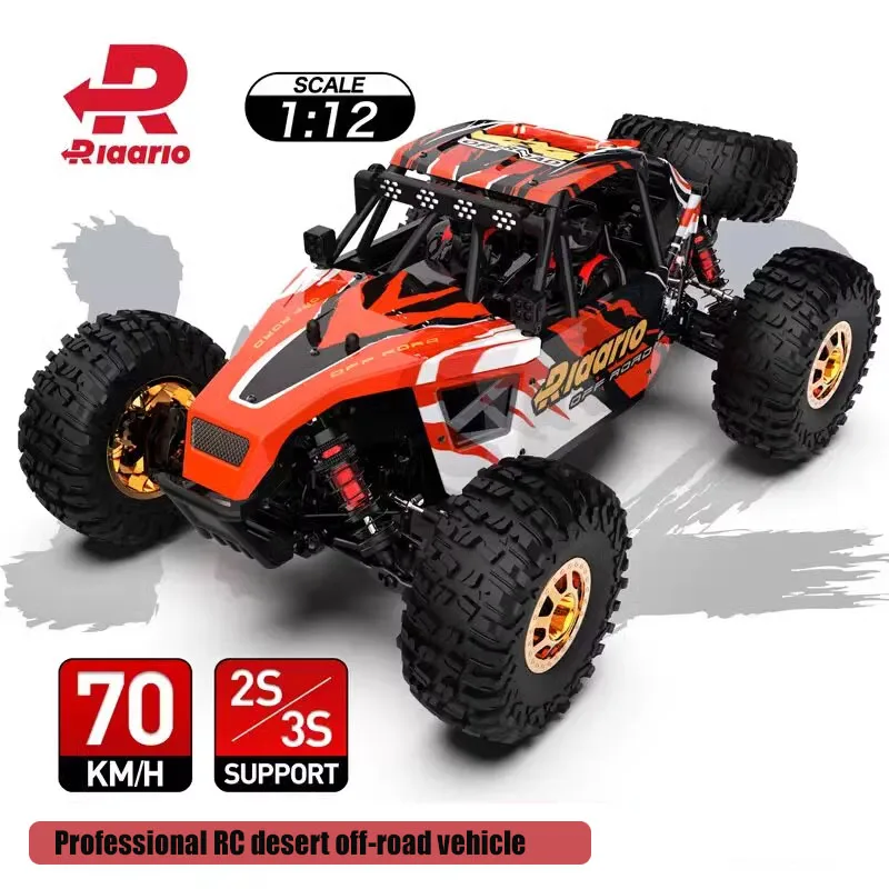 

Rlaarlo 1/12 Am-d12 Off Road Truck Desert Truck Brushless 2s/3s Rc Electric 4wd Violent High Speed Remote Control Car Toy Gift