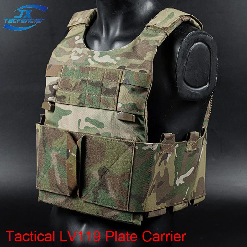 Tactical LV119 Plate Carrier Front Rear Extenion Plate Elastic Cummerbund  Military Armor Setup Airsoft Paintball Hunting Vest - AliExpress