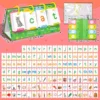 Kids CVC Words Flashcards Phonics Flip Chart Word Builder Sight Words Activity Learning Tool Speech Therapy Special Education 4
