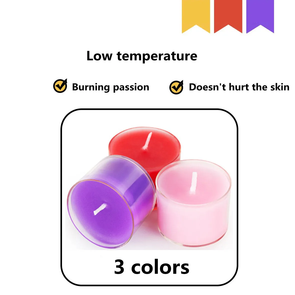 Low Temperature Massage Candles for Sex Bed Flirting Teasing Sexy Adult Toys for Couples Flirtatious Supplies Adults Games