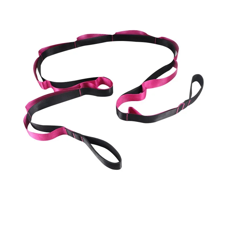 Enhanced Non-Elastic Stretch Strap for Yoga, Pilates, Dance, and Physical Therapy