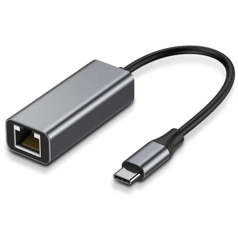 3.0 2.5G LAN 기가비트 이더넷 어댑터, RTL8156B, 2500, 1000, 100Mbps, USB C 3.1, RJ45 네트워크 카드, 노트북 데스크탑 PC용