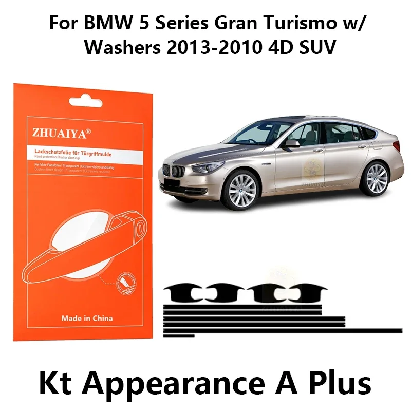

Защитная пленка ZHUAIYA для краской дверной ручки, ТПУ, PPF для BMW 5 серии Gran Туризм с шайбами 2013-2010 4D SUV