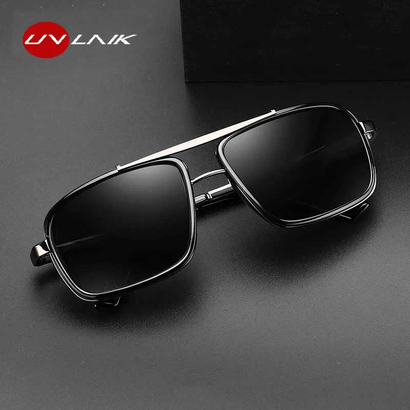 UVLAIK Men Polarized Sunglasses Aluminum Magnesium Alloy Frame Sun Glasses Male Classic Driving Pilot Sunglass Brand_voghion.com