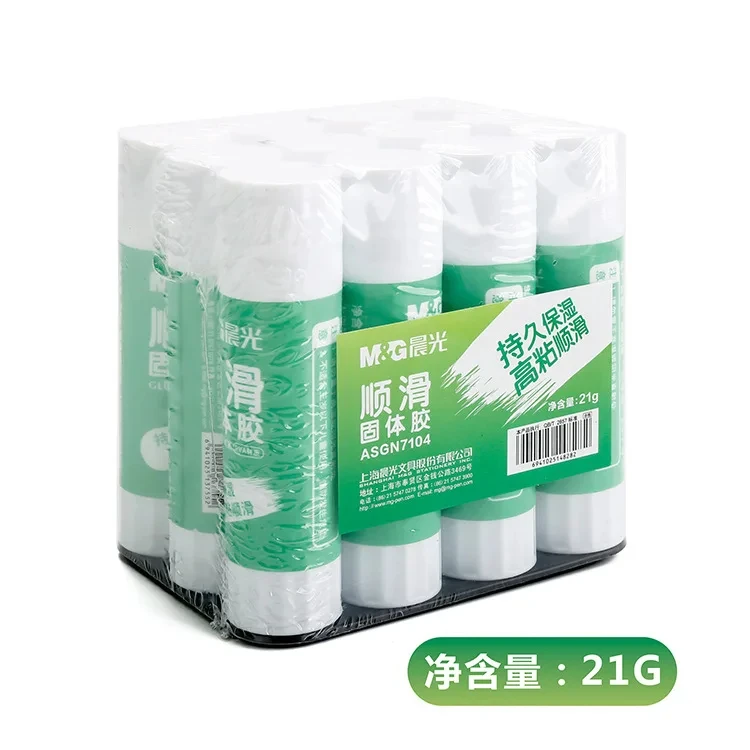 M & G 7104 솔리드 접착제, 수제 접착제, 무거운 바디 접착제 스틱, 학생 사무용품, 도매, 15G, 2 개