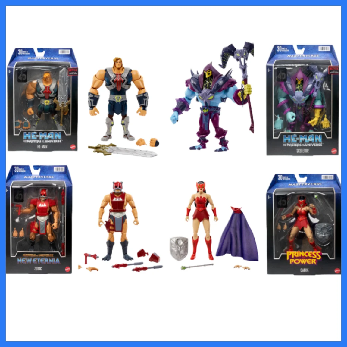 Originale Masterverse He-Man E The Masters Of The Universe He-Man Skeletor Zodac Catra Action Figure Model Doll Gifts