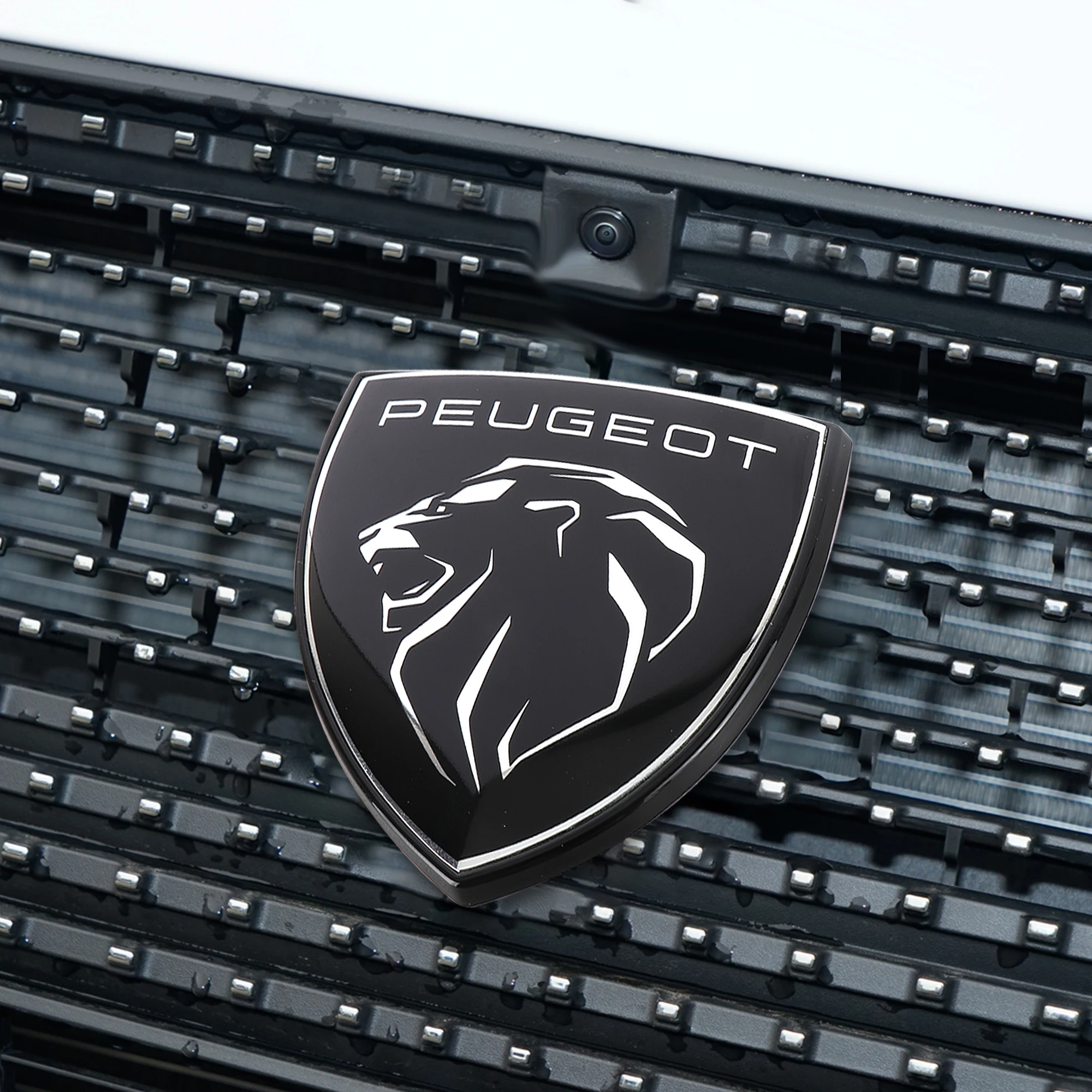 Auto Front Hood Emblem Boot Abzeichen Frontgrill Logo Aufkleber Für Peugeot 301 307 308 406 508 2008 3008 5008 108 RCZ 607 107 306 – Detail 6
