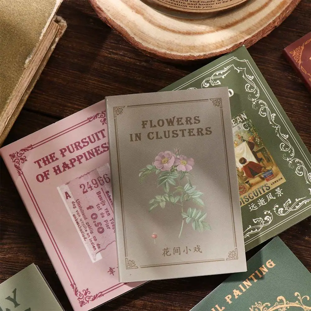 50pcs scrapbooking scrapbook plant aesthetic paper craft paper sheets journaling supplies post card cardcoard scrapbook paper