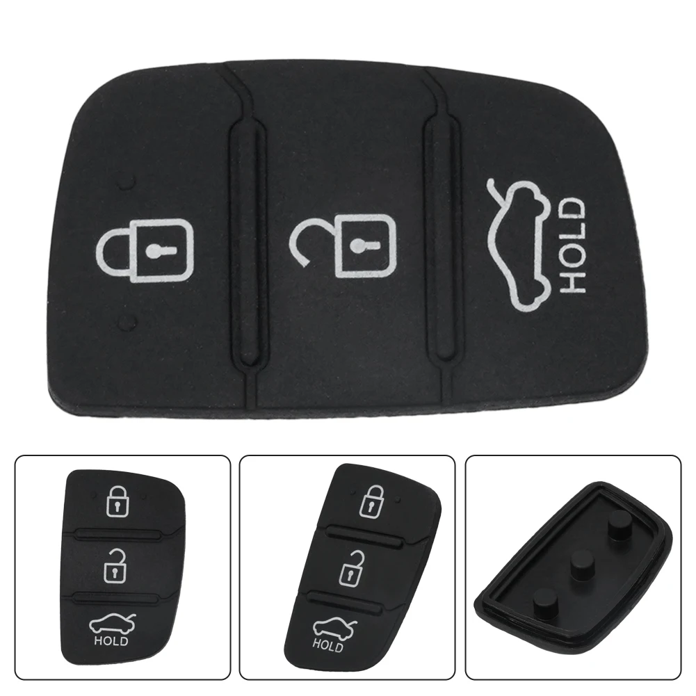 

For Hyundai Tucson 2012-2019 Key Shell Key Pad Cleaning By Water Easy Installation Rubber Pad Remote Car Accessories
