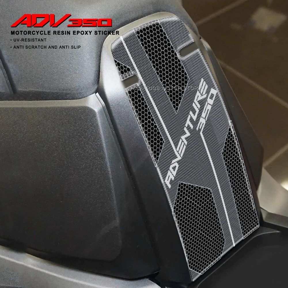 

Для HONDA ADV350 ADV 350 2022 20233D мотоциклетная резиновая наклейка-гвоздик бак наклейка против царапин Нескользящая прокладка