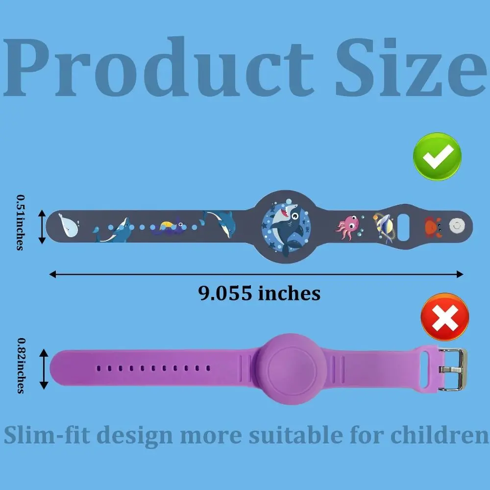New Silicone Strap Case Bracelet Waterproof Kids Bracelet Replacement Cartoon Child Wristband Tracker Accessories