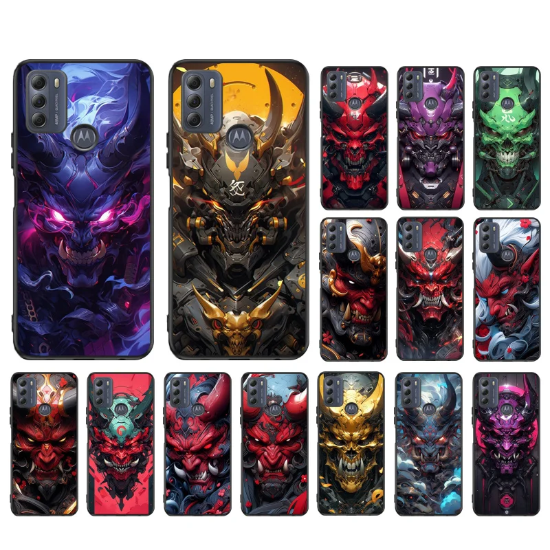 Oni Mask Japan Phone Case Per Moto G10 G20 G30 G60 G60S G13 G50 G 5G G100 G32 G Pure E32 E20 Edge G Stylus