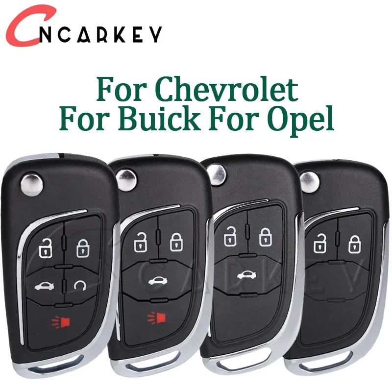 Folding Remote Car Key Shell 2345buttons For Chevrolet Cruze Epica Lova Camaro Opel Vauxhall Insignia Astra Mokka Buick Modified