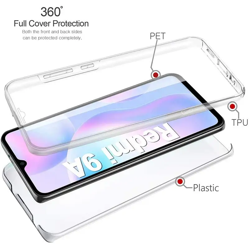 360° Full Coverage Double-Sided Protective Phone Case