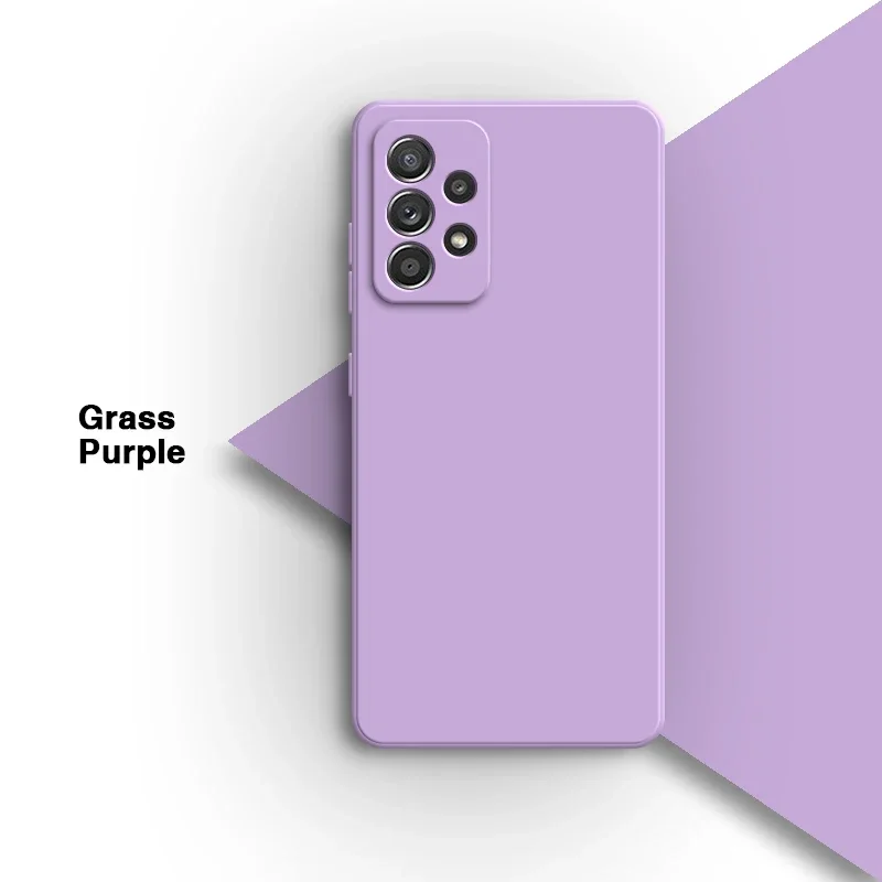 Sleek Pure Color Liquid Silicone Back Cover Case - High-Quality, Simple Design