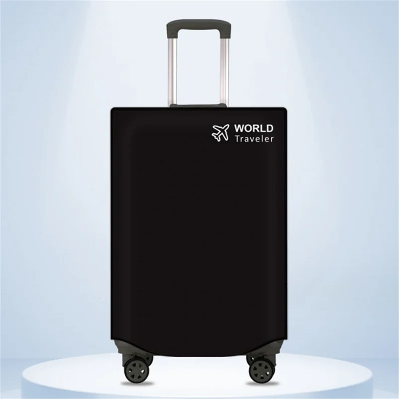 1PC 24/26/28/30inch Black Non-woven Luggage Protector Cover Trolley Suitcase Wear-resistant Anti-scratch Dustproof Luggage Cover 2